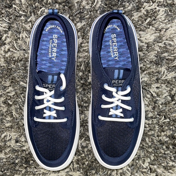 New SPERRY Soletide sneakers in Navy Blue - Picture 7 of 14